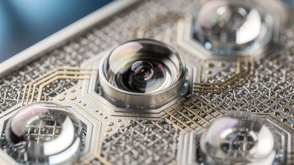 Macro view of advanced sensor technology components