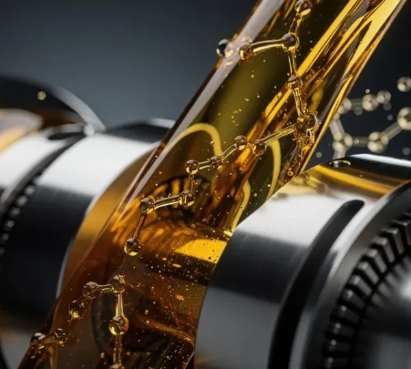 Synthetic motor oil molecules in a modern turbocharged engine environment